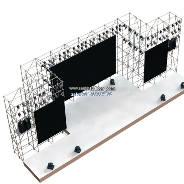 Sản xuất và cung cấp layer truss sân khấu chuyên dụng - Tạo nên không gian biểu diễn đa năng cho sự kiện ngoài trời
